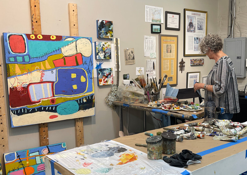 Cindy Walton's Studio in Asheville's River Arts District